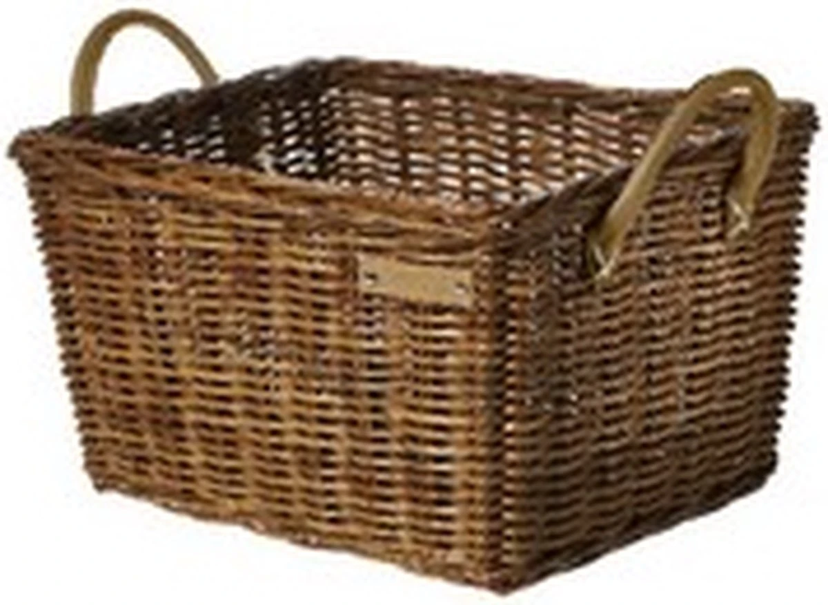 Basil Dalton Fietsmand - Voor - Rotan - Bruin 2 Basil Dalton Fietsmand - Voor - Rotan - Bruin - Afbeelding 2