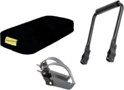 ROJO Rugsteun Bagagedrager + Fietskussen Bagagedrager + Voetsteunen (Universele Set)