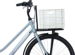 Basil Fietskrat M - Medium - 27 Liter - Wit -BASIL Verkoop 1200x877