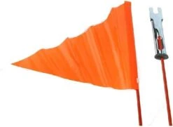 Fietsvlag Icetoolz Oranje Met Fiberglas - Deelbare Stang 150 Cm -BASIL Verkoop 1200x877 6