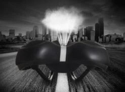 Voltano Trekking Fietszadel - Comfortabel Gel Zadel - Met Uitsparing - Inclusief Zadelstrop - 100% Waterdicht - Unisex - Zwart -BASIL Verkoop 1200x888 7