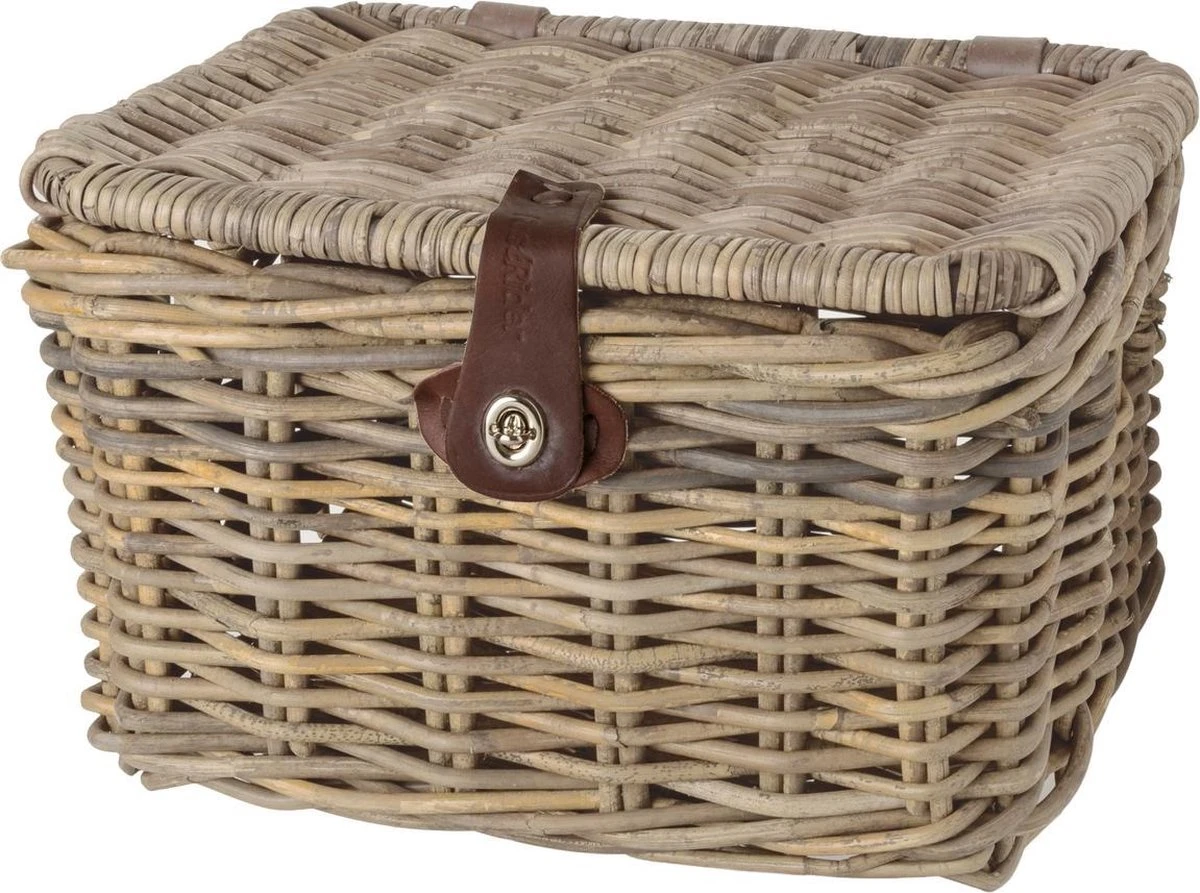 Fastrider Sera Medium Met Klep Mand Rotan Naturel - 17L 8 Fastrider Sera Medium Met Klep Mand Rotan Naturel - 17L - Afbeelding 8