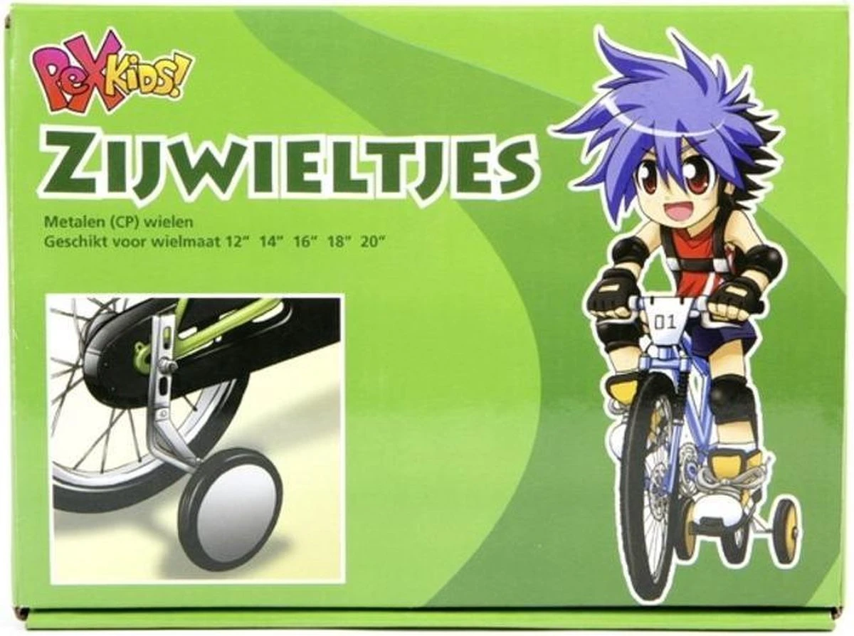 Pexkids Stel Stabilos Zijwieltjes 12 / 20 Inch 4 Pexkids Stel Stabilos Zijwieltjes 12 / 20 Inch - Afbeelding 4