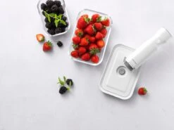 Zwilling Fresh & Save Vacuüm Vershoudbakjes - Opbergdozen - 3-delige Set - S 200ml - M 750ml - L 1600ml - Glas -BASIL Verkoop 1200x900 92