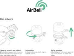 AirBell Fietsbel Voor Apple AirTag - Diefstalbeveiliging - Fietsbel -BASIL Verkoop 1200x901 23