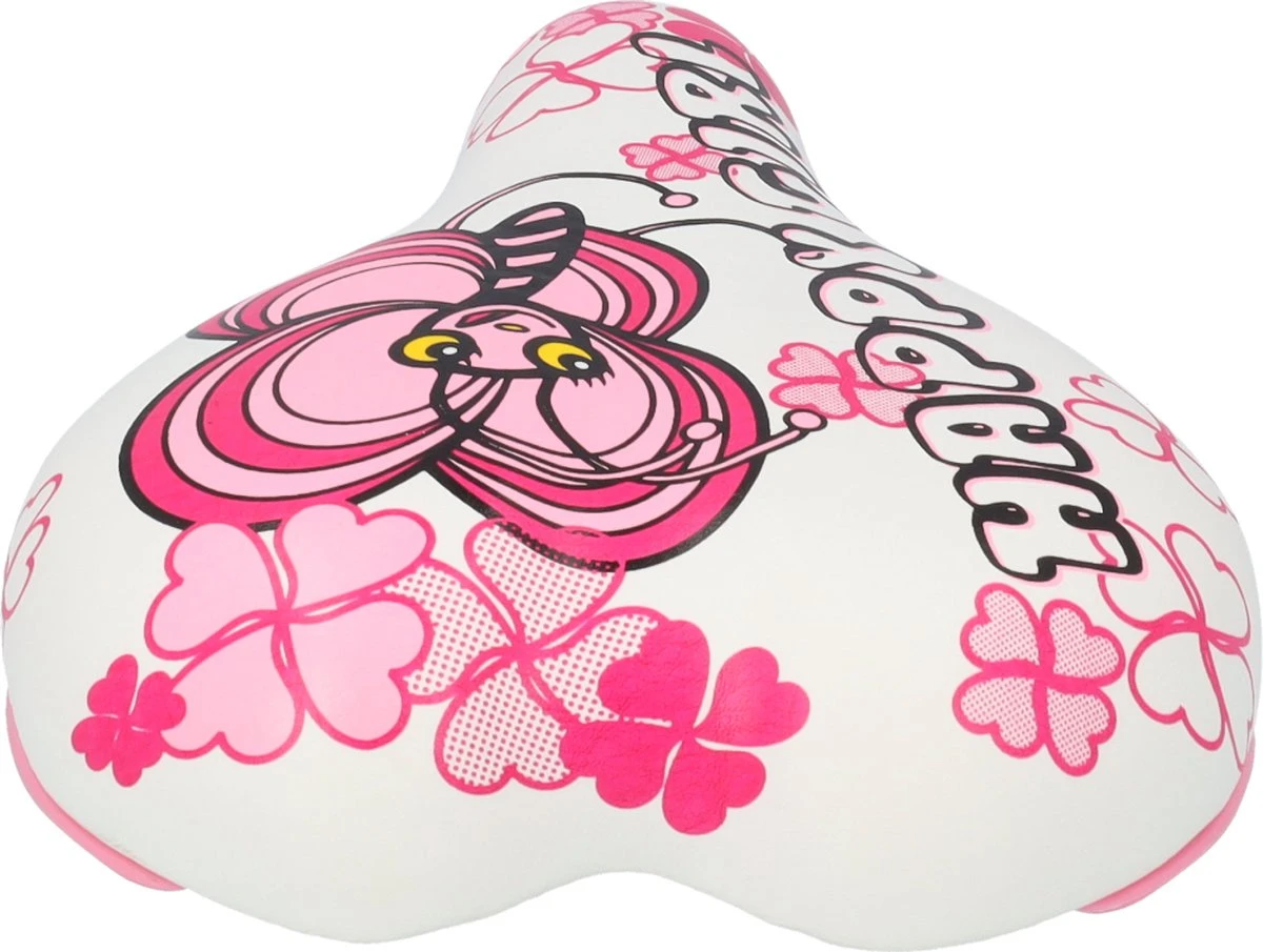 XLC Kinderzadel - Universeel - Wit/Roze - SA-C02 2 XLC Kinderzadel - Universeel - Wit/Roze - SA-C02 - Afbeelding 2