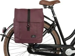 Fastrider Jaxx II Dubbele Fietstas Basics - Paars - 28L - Waterafstotend -BASIL Verkoop 1200x906 1