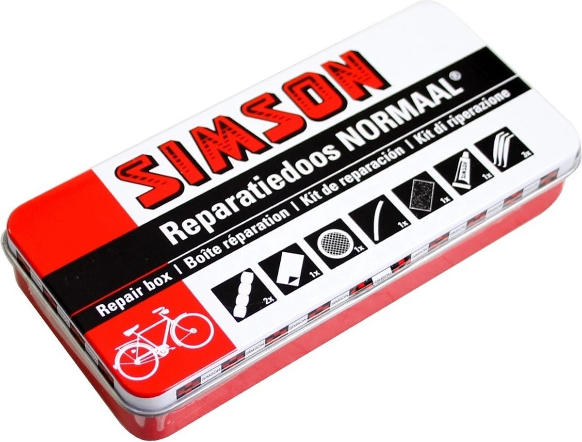 Simson Bandenreparatieset - Bandenplakset Compleet - Type Normaal T.b.v. Fiets - 7 Delig 5 Simson Bandenreparatieset - Bandenplakset Compleet - Type Normaal T.b.v. Fiets - 7 Delig - Afbeelding 5