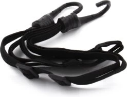 Spinbinder Voor Motor, Fiets & Scooter - Zwart - Verstelbaar Elastiek Voor Helm - Spin - Fietsbinder Met Haken - Snelbinder 60cm -BASIL Verkoop 1200x916 8