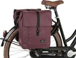 Fastrider Jaxx II Dubbele Fietstas Basics - Paars - 28L - Waterafstotend -BASIL Verkoop 1200x920 1