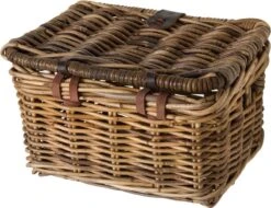 Fastrider Sera Rotan Fietsmand - Bruin - 8L - Handgemaakt - Met Klep -BASIL Verkoop 1200x924 5