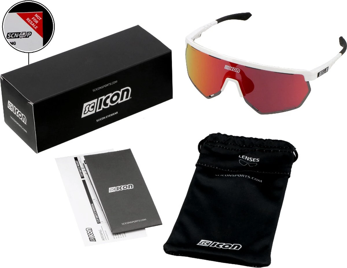 Scicon BRIL AEROWING WHITE GLOSS SCN-PP RED MULTIMIRROR 1 Scicon BRIL AEROWING WHITE GLOSS SCN-PP RED MULTIMIRROR