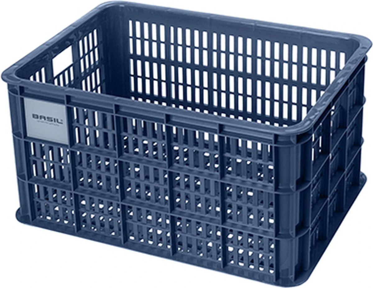 Basil Fietskrat L - Groot - 40 Liter - Blauw 1 Basil Fietskrat L - Groot - 40 Liter - Blauw
