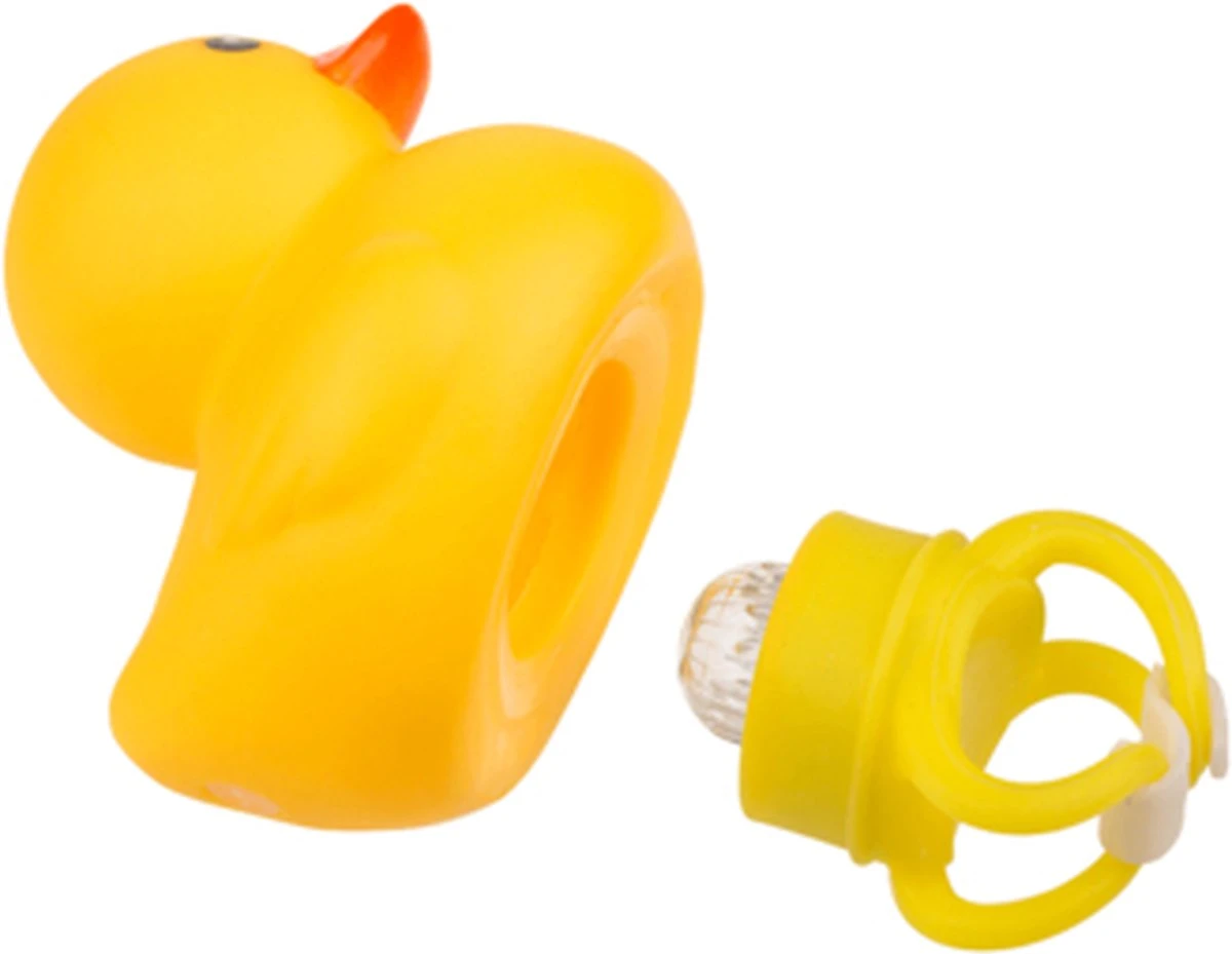 Merkloos Piepende Eend Met Led Licht Voor Op De Fiets 7 Merkloos Piepende Eend Met Led Licht Voor Op De Fiets - Afbeelding 7
