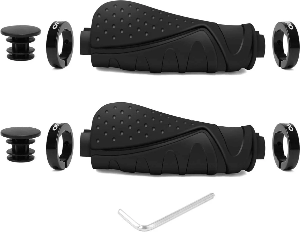 Merkloos Fietsgrepen - Antislip - Ergonomische MTB-Grepen - Twee Kanten - Lock-on-ontwerp - Voor 22,2 Mm Fietsen / Mountainbikes / Racefietshandvatten 3 Merkloos Fietsgrepen - Antislip - Ergonomische MTB-Grepen - Twee Kanten - Lock-on-ontwerp - Voor 22,2 Mm Fietsen / Mountainbikes / Racefietshandvatten - Afbeelding 3