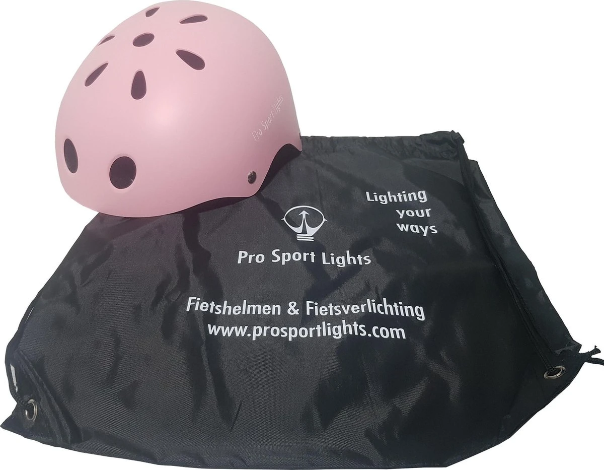 Kinderfietshelm Pro Sport Lights - Skate Fietshelm Voor Kinderen - Matt Roze Pink - Kinderhelm 50 - 56 Cm 3 Kinderfietshelm Pro Sport Lights - Skate Fietshelm Voor Kinderen - Matt Roze Pink - Kinderhelm 50 - 56 Cm - Afbeelding 3