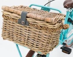 New Looxs Melbourne Medium Fietsmand Voordrager - 24 Liter - Rotan - Grijs -BASIL Verkoop 1200x941 1