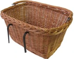 Basil Davos Fietsmand - Voor Of Achter - Riet - Inclusief Haken - Bruin -BASIL Verkoop 1200x950
