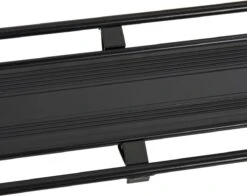 Merkloos Universele Fiets Bagagedrager - Voor Achterop Zadelpen Mountainbike/MTB/Racefiets - Achter Bagage Drager Rek - Met Quick Release Fietsframe Bevestiging - Bagagerek - Lichtgewicht Aluminium - Zwart -BASIL Verkoop 1200x951 2