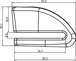 VINZ Pico Schijfremslot Alarm ART4 - Geel 9 VINZ Pico Schijfremslot Alarm ART4 - Geel -BASIL Verkoop 1200x955 1