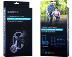TIKKENS® Zijwieltjes - 12-20 Inch - LED Lichtjes - Zijwieltjes Voor Kinderfiets - Zwart - 12 Inch/14 Inch/16 Inch/18 Inch/20 Inch - Zijwielen - Kinderfietsaccessoires -BASIL Verkoop 1200x955 5