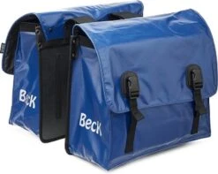 Beck Classic Dubbele Fietstas - 46 Liter - Blauw