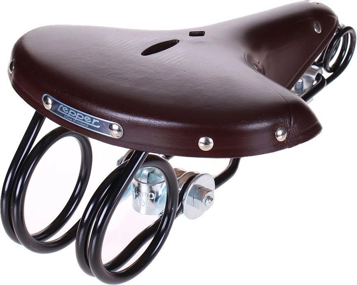 Lepper L-85 Hammock Fietszadel - Leer - Heren - Bruin 3 Lepper L-85 Hammock Fietszadel - Leer - Heren - Bruin - Afbeelding 3