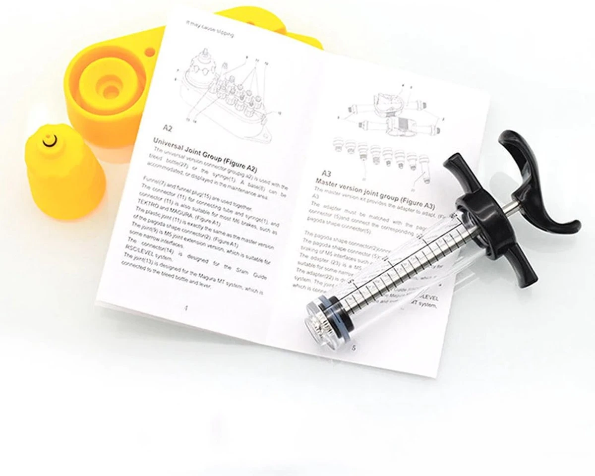 Merkloos Fiets Hydraulische Schijfrem Olie Bleed Kit Tool Voor Shimano Sram Magura Tektro Hope Series Bike Brake Reparatie 6 Merkloos Fiets Hydraulische Schijfrem Olie Bleed Kit Tool Voor Shimano Sram Magura Tektro Hope Series Bike Brake Reparatie - Afbeelding 6