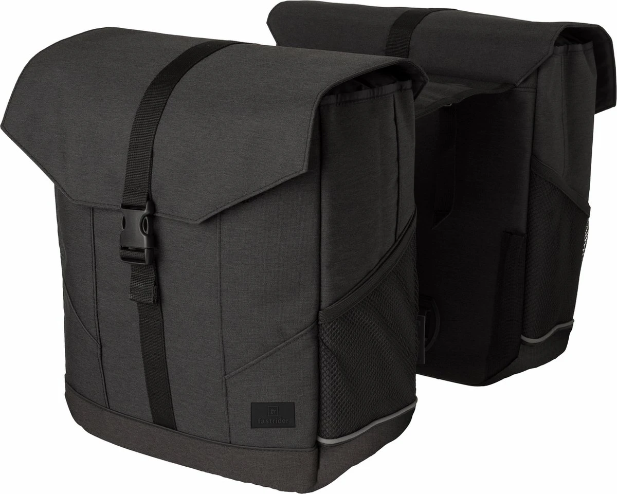 Fastrider Pendler Dubbele Fietstas Grijs - 24L 1 Fastrider Pendler Dubbele Fietstas Grijs - 24L