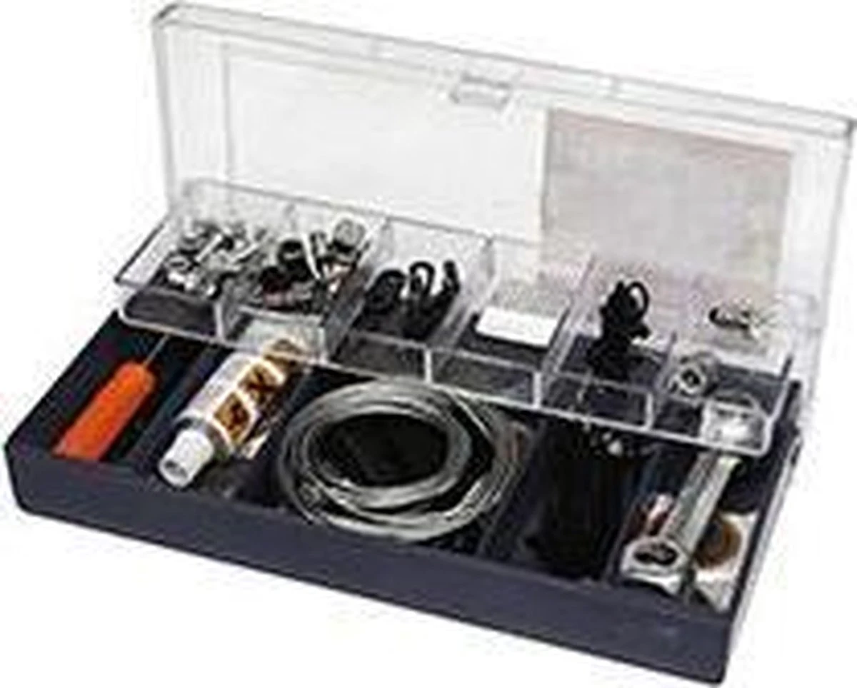 Dresco Fiets Reparatieset - Gereedschapset 66-delig Inclusief Bandenplakset - In Handige Opbergbox 1 Dresco Fiets Reparatieset - Gereedschapset 66-delig Inclusief Bandenplakset - In Handige Opbergbox