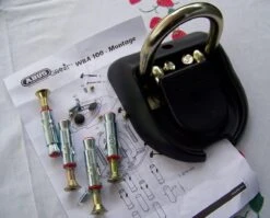 ABUS Vloer/wandanker WBA 100 - 160x165mm - Zwart -BASIL Verkoop 1200x967 1