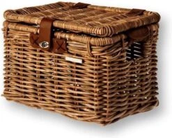 Basil Denton Fietsmand M - Voor - Rotan - Bruin - Medium -BASIL Verkoop 1200x969 4