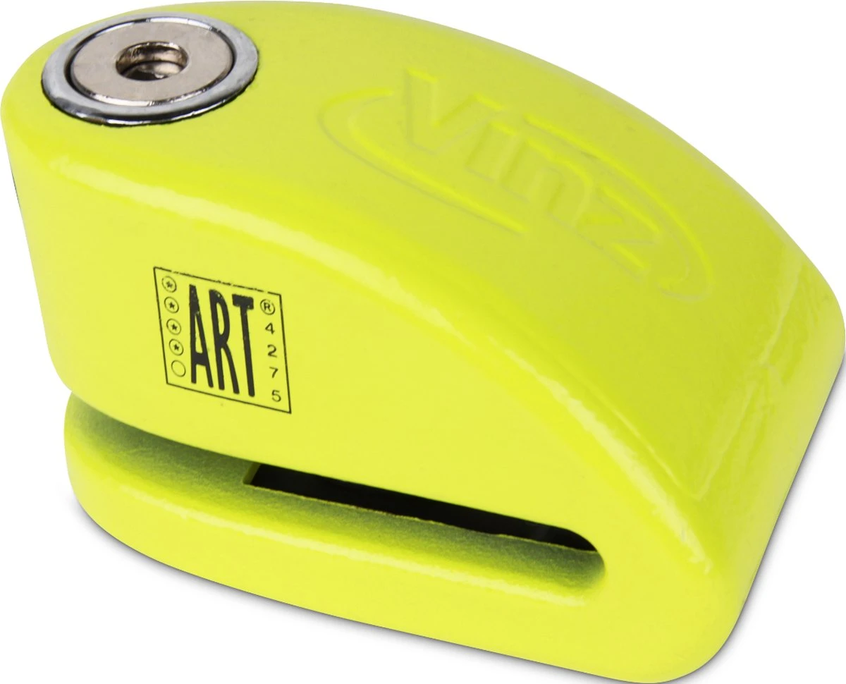 VINZ Pico Schijfremslot Alarm ART4 - Geel 3 VINZ Pico Schijfremslot Alarm ART4 - Geel - Afbeelding 3