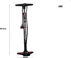 Fietspomp Met Drukmeter - Multifunctioneel Mondstuk - Fietspomp Hoge Druk - Lichtgewicht Vloerpomp - Autobandenpomp/Scooterpomp/Ballenpomp -BASIL Verkoop 1200x976 7