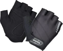 GripGrab - Rouleur Padded Korte Vinger Zomer Fietshandschoenen - Zwart - Unisex - Maat M