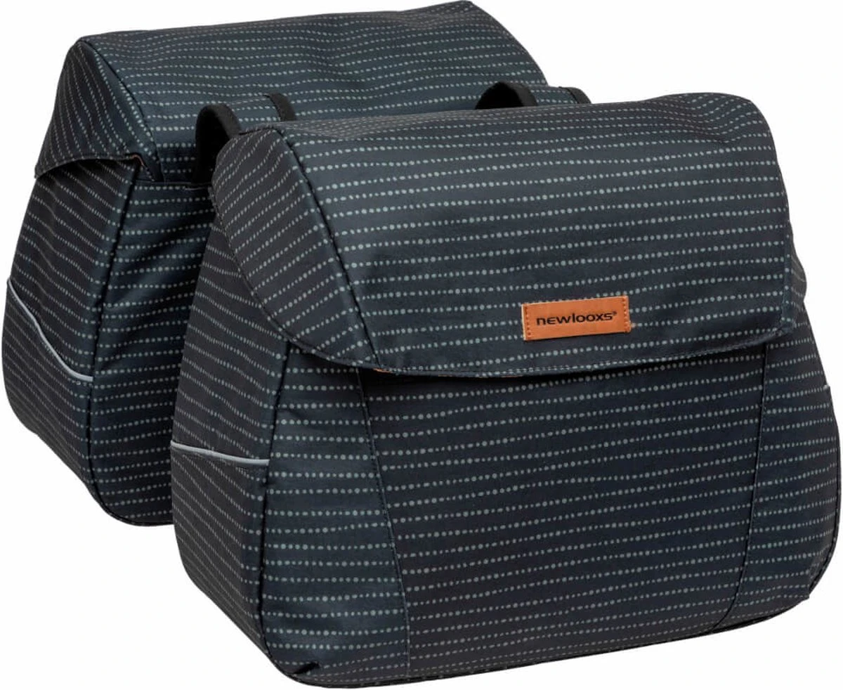 New Looxs Forest Joli Dubbele Fietstas - 37 Liter - Rood 12 New Looxs Forest Joli Dubbele Fietstas - 37 Liter - Rood - Afbeelding 12