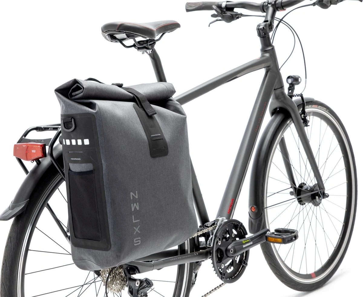 New Looxs Varo Single Enkele Fietstas - 100% Waterdicht - Afneembaar - 20 Liter - Grijs 2 New Looxs Varo Single Enkele Fietstas - 100% Waterdicht - Afneembaar - 20 Liter - Grijs - Afbeelding 2