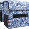 New Looxs Merano Dahlia - Dubbele Fietstas - 42 L - Licht Blauw