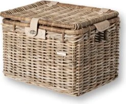 Basil Denton Fietsmand L - Voor - Rotan - Grijs - Large -BASIL Verkoop 1200x988 2