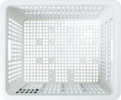 Basil Fietskrat M - Medium - 27 Liter - Wit -BASIL Verkoop 1200x992