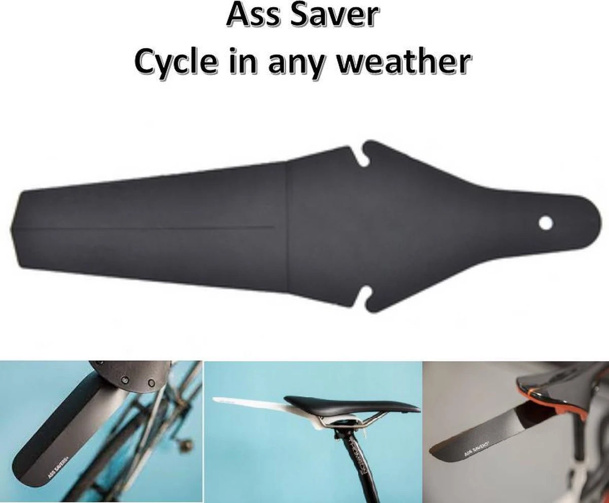 Merkloos Ass Saver - Spatbord Mountainbike Of Racefiets - Achterspatbord - Lichtgewicht (slechts 18 Gram) - Ass Saver Flexibel Opvouwbaar Voor Opberging In Achterzak - (Incl Gratis Verzending) 1 Merkloos Ass Saver - Spatbord Mountainbike Of Racefiets - Achterspatbord - Lichtgewicht (slechts 18 Gram) - Ass Saver Flexibel Opvouwbaar Voor Opberging In Achterzak - (Incl Gratis Verzending)