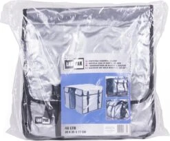 Lastpak Bisonyl Dubbele Fietstas - 46 L - Zilver -BASIL Verkoop 1200x994