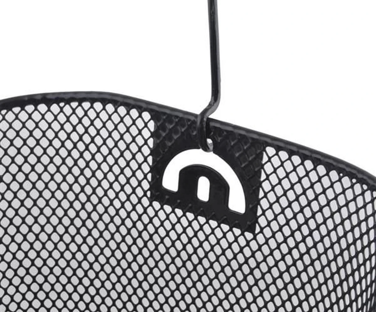 Metalen Stuur Fietsmand Inclusief Bevestigingssysteem - Afneembaar - Voor Op De Fiets - 33 X 25 X 23 Cm - Zwart 6 Metalen Stuur Fietsmand Inclusief Bevestigingssysteem - Afneembaar - Voor Op De Fiets - 33 X 25 X 23 Cm - Zwart - Afbeelding 6