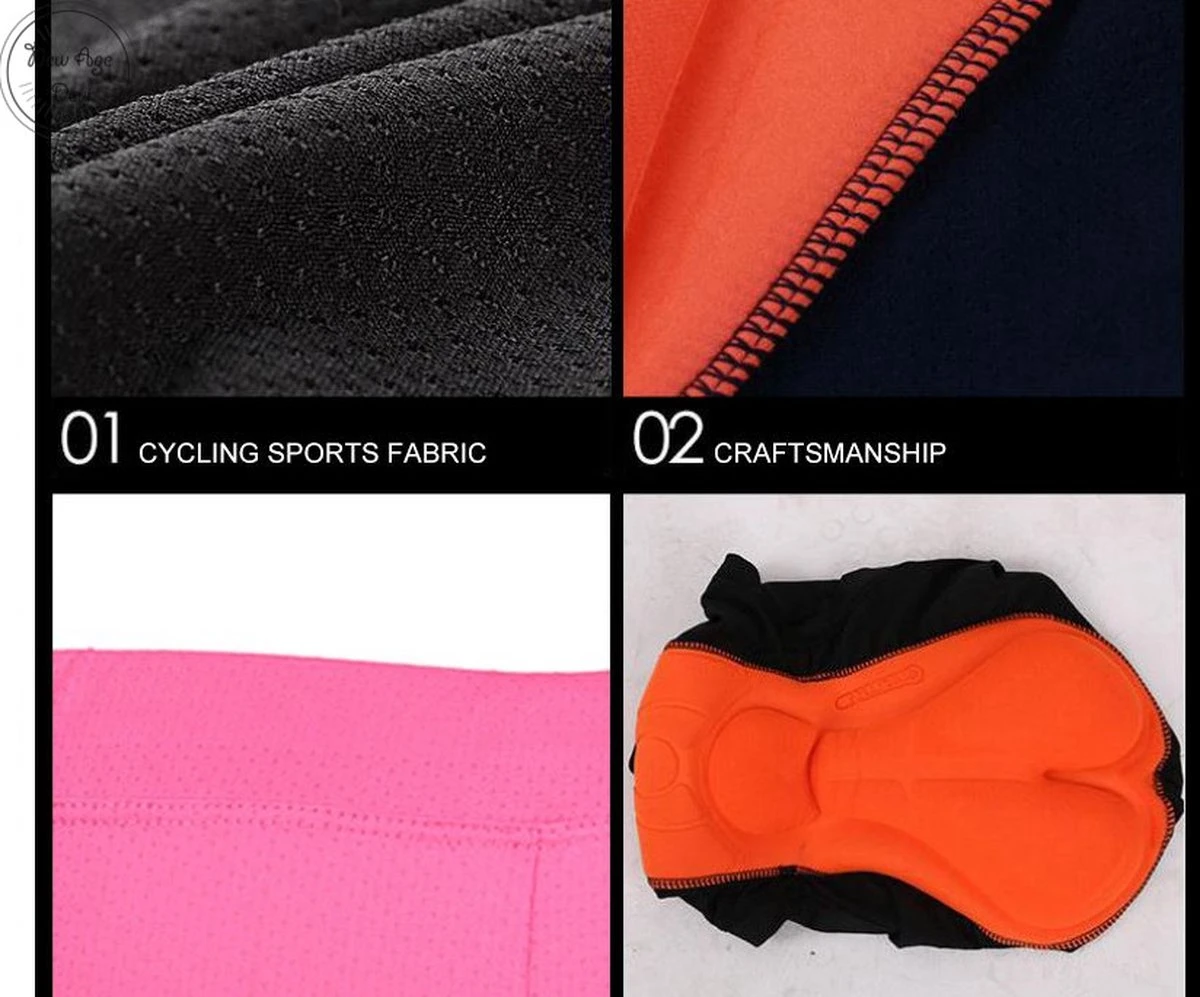 New Age Devi - Fiets Onderbroek Met Zeem Unisex - Maat M 5 New Age Devi - Fiets Onderbroek Met Zeem Unisex - Maat M - Afbeelding 5