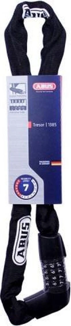 Abus - Kettingslot - Tresor 1385/85 - Zwart -BASIL Verkoop 263x1200
