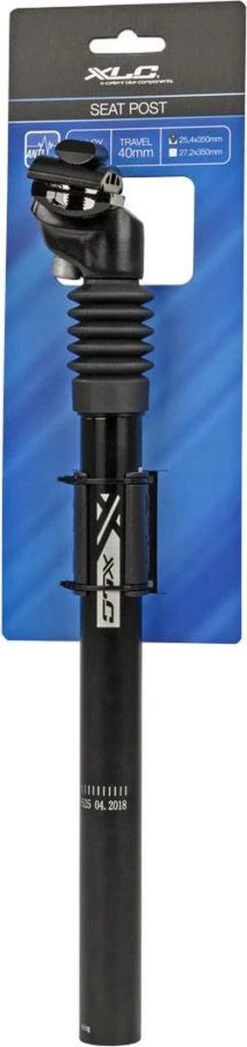 XLC Zadelpen Verend - 25.4 X 350mm - SP-S10 - Zwart Aluminium -BASIL Verkoop 283x1200 1