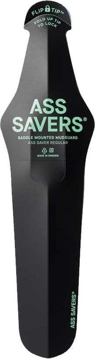 Ass-savers Ass Saver Achterspatbord Regular Zwart 1 Ass-savers Ass Saver Achterspatbord Regular Zwart