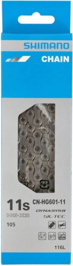 Shimano HG-601 11 Speed 105 / SLX 11 Speed Fietsketting - Met Quicklink -BASIL Verkoop 333x1200