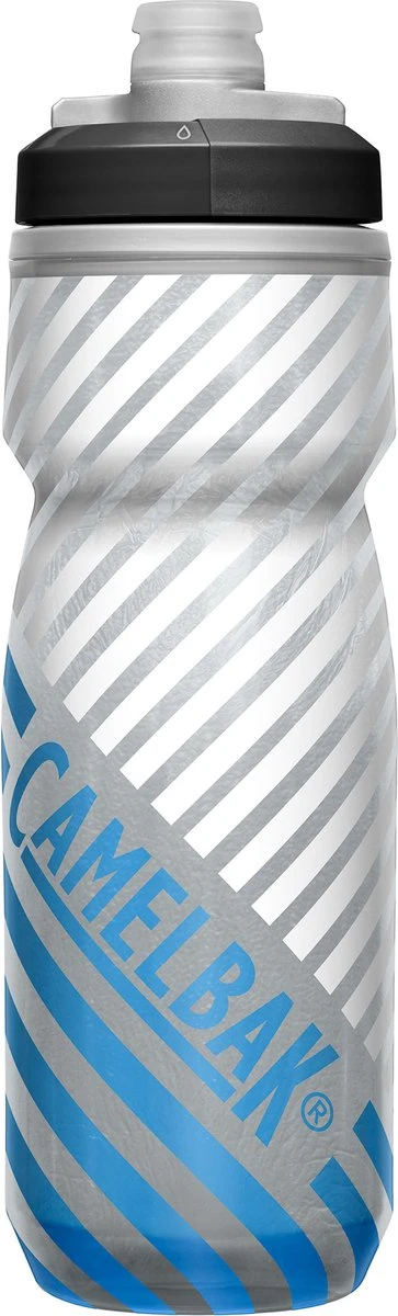 CamelBak Podium Chill Outdoor - 710 Ml - Grijs / Blauw (Grey Blue Stripe) 4 CamelBak Podium Chill Outdoor - 710 Ml - Grijs / Blauw (Grey Blue Stripe) - Afbeelding 4