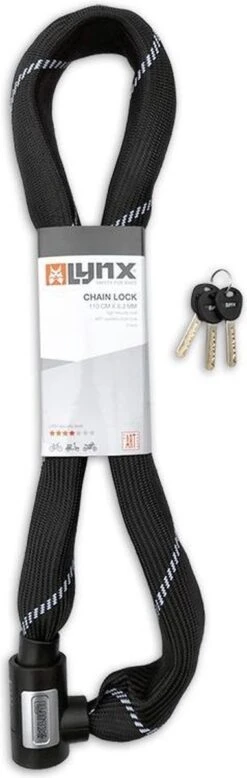 Lynx KETTINGSLOT 8,3 X 110cm ART2* Luxe Hoes-8.3x100-Zwart -BASIL Verkoop 381x1200 1